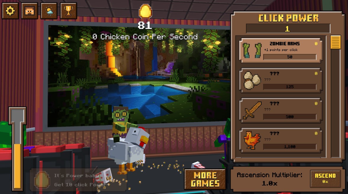 Chicken Jockey Clicker Screenshot