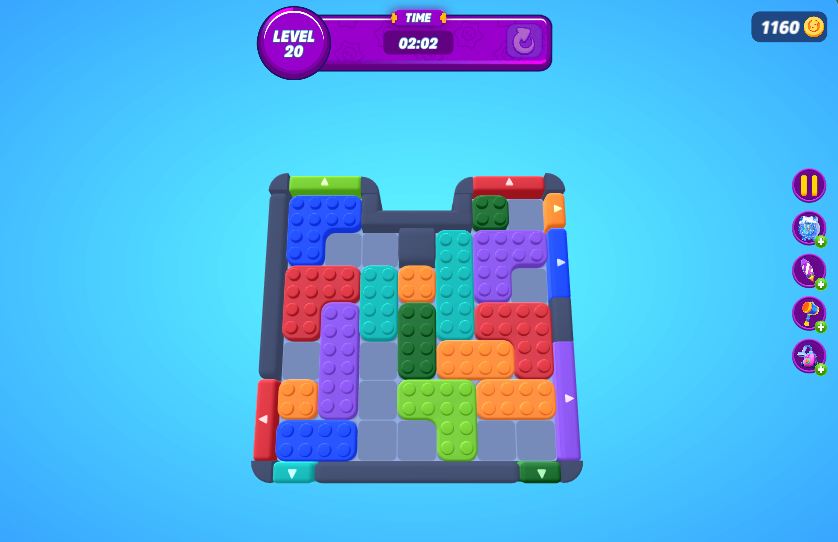 Color Block Jam game interface