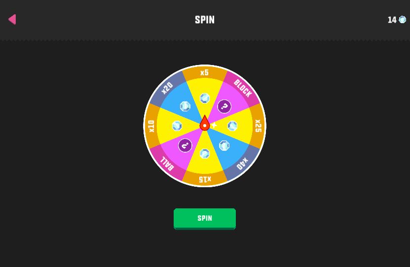 Flying ball lucky spin