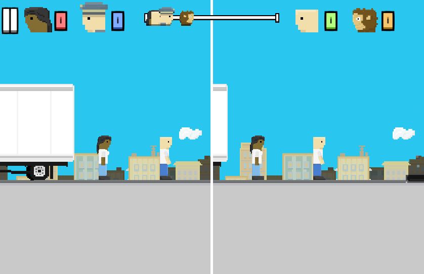 Getaway Shootout game interface