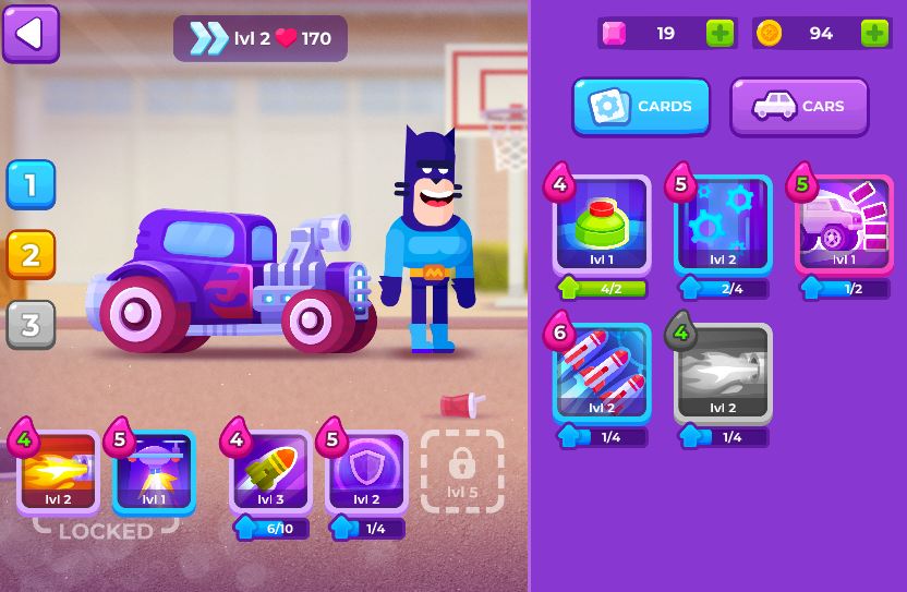 Power-Up Arsenal of Mad Racers