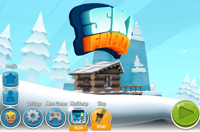 Ski Frenzy home page