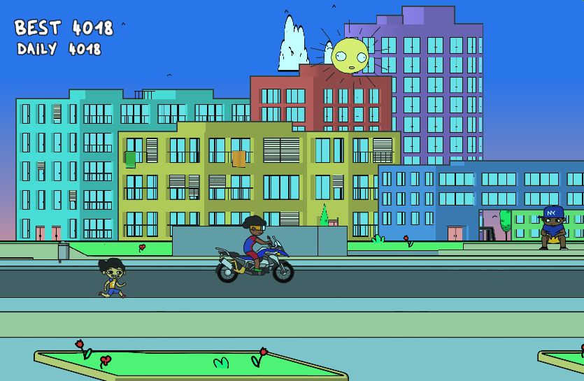 Wheelie party game interface