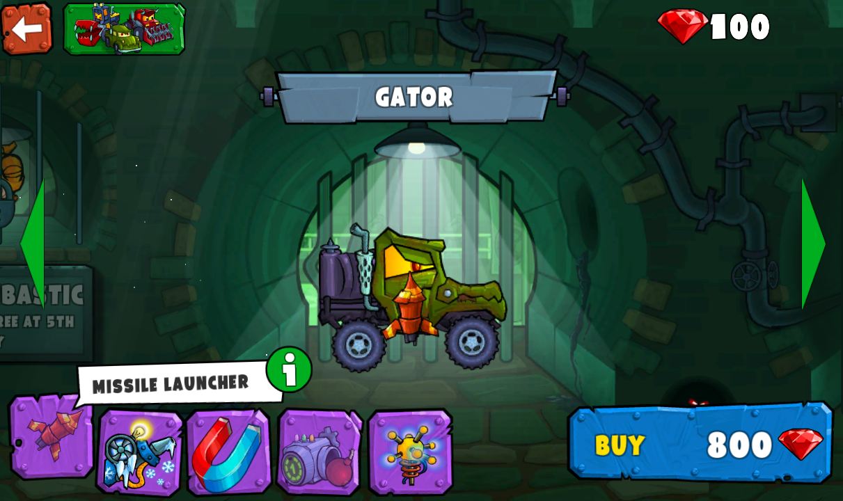 escape drive Gadgets, and Bomb Power-Ups