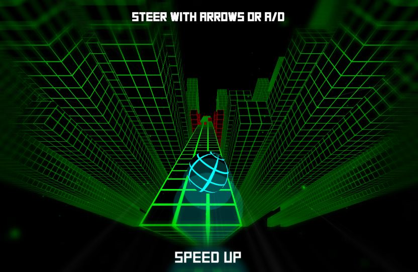 game interface of Slide Down