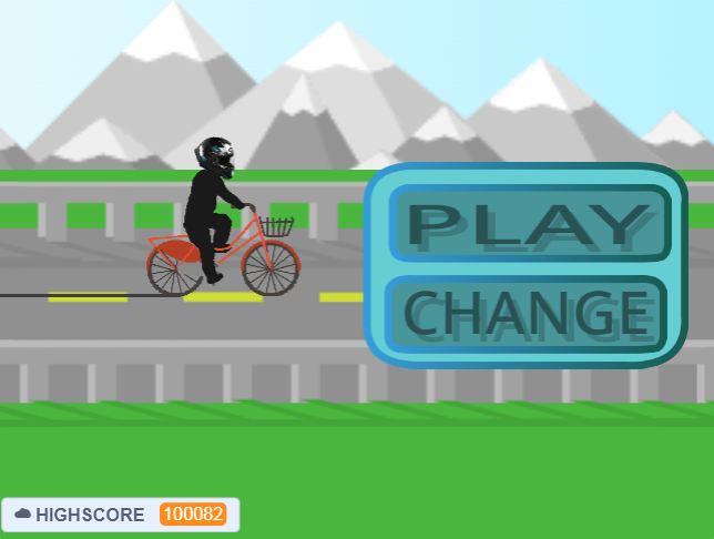 players can choose between motor and bike in Wheelie Life