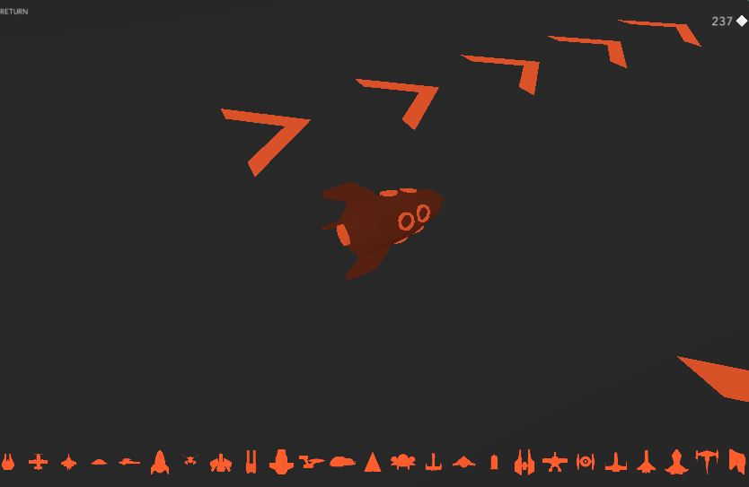 use gems to buy new spaceships